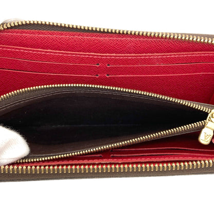LOUIS VUITTON N60534 Portefeiulle・Clemence Long wallet (with coin pocket) Damier canvas Ladies [Used]