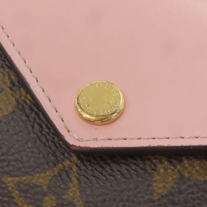 LOUIS VUITTON M62933 Portefeiulle Zoe Bifold Wallet with Coin Pocket Monogram canvas Ladies [Used]