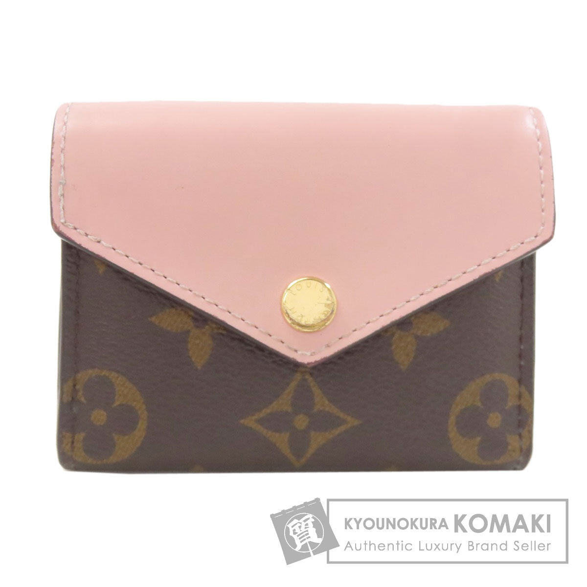 LOUIS VUITTON M62933 Portefeiulle Zoe Bifold Wallet with Coin Pocket Monogram canvas Ladies [Used]