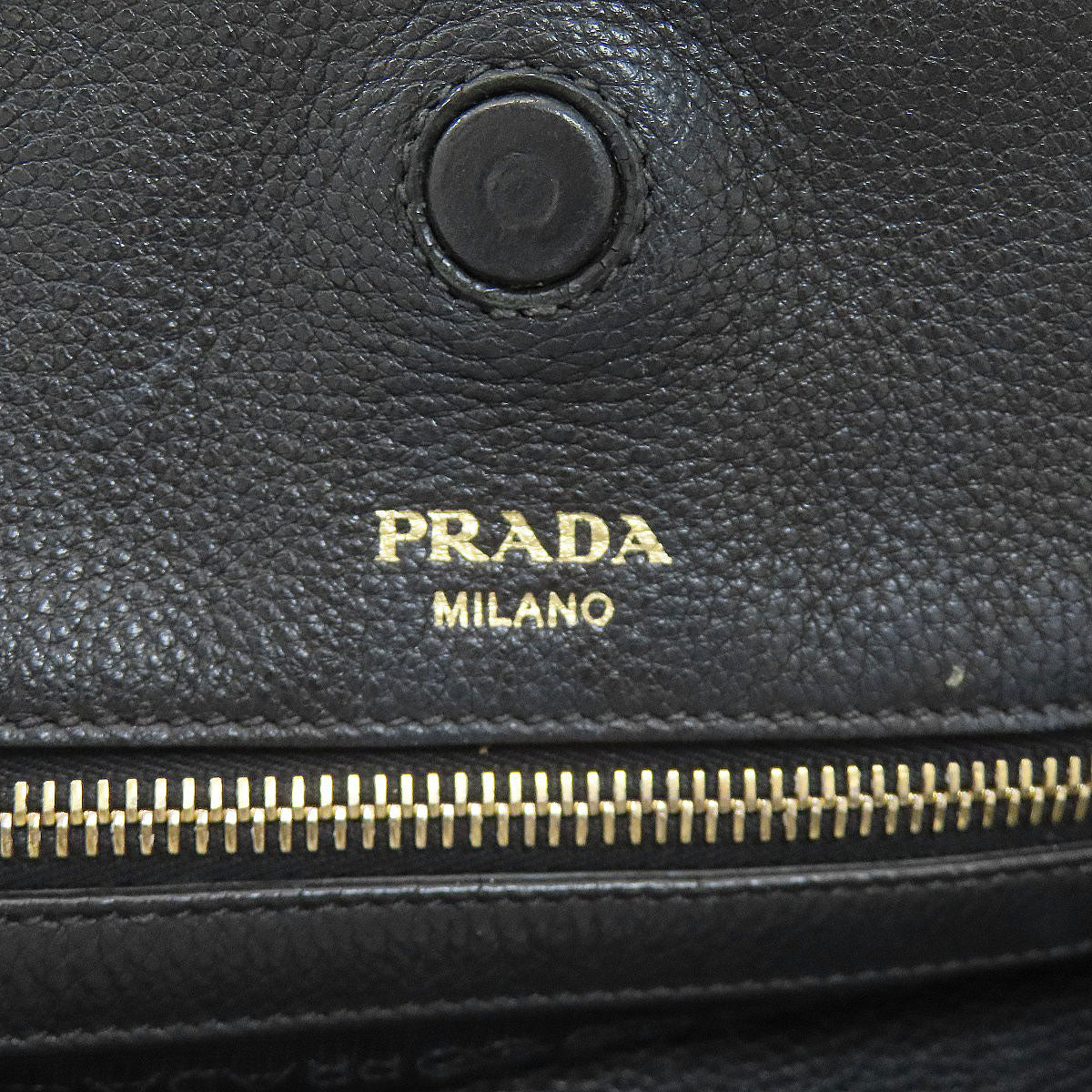 PRADA 1BG048 logo Tote Bag Leather Ladies [Used]