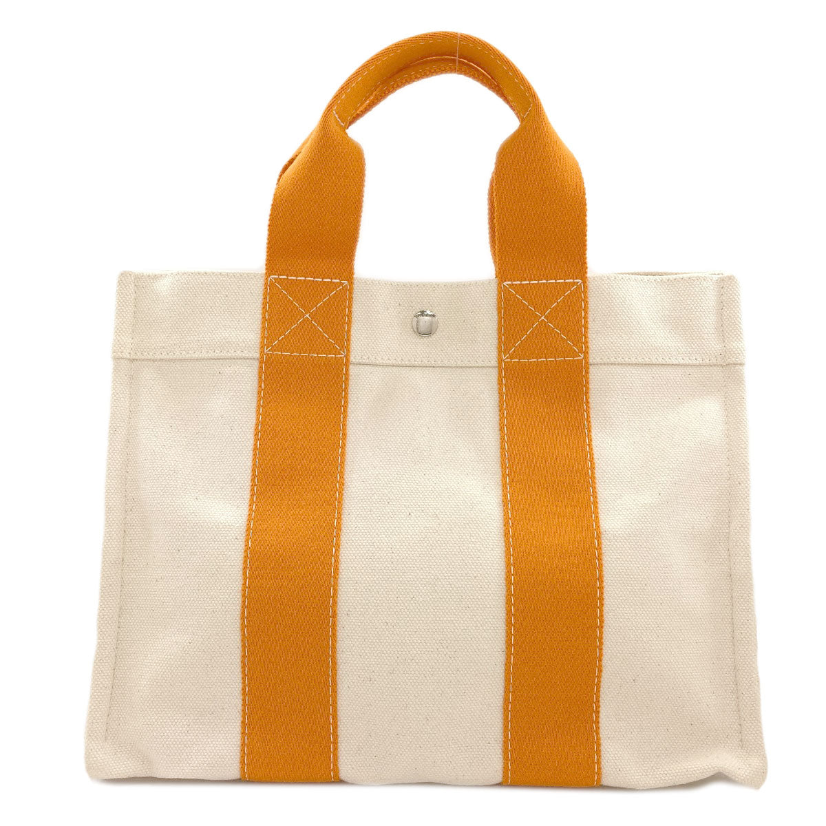 HERMES Bora Bora PM SilverHardware Handbag Canvas Ladies [Used]