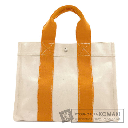 HERMES Bora Bora PM SilverHardware Handbag Canvas Ladies [Used]