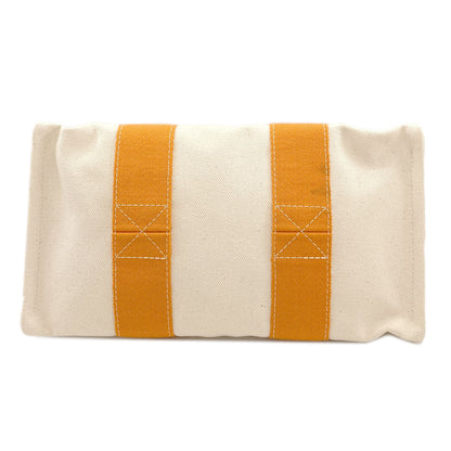 HERMES Bora Bora PM SilverHardware Handbag Canvas Ladies [Used]