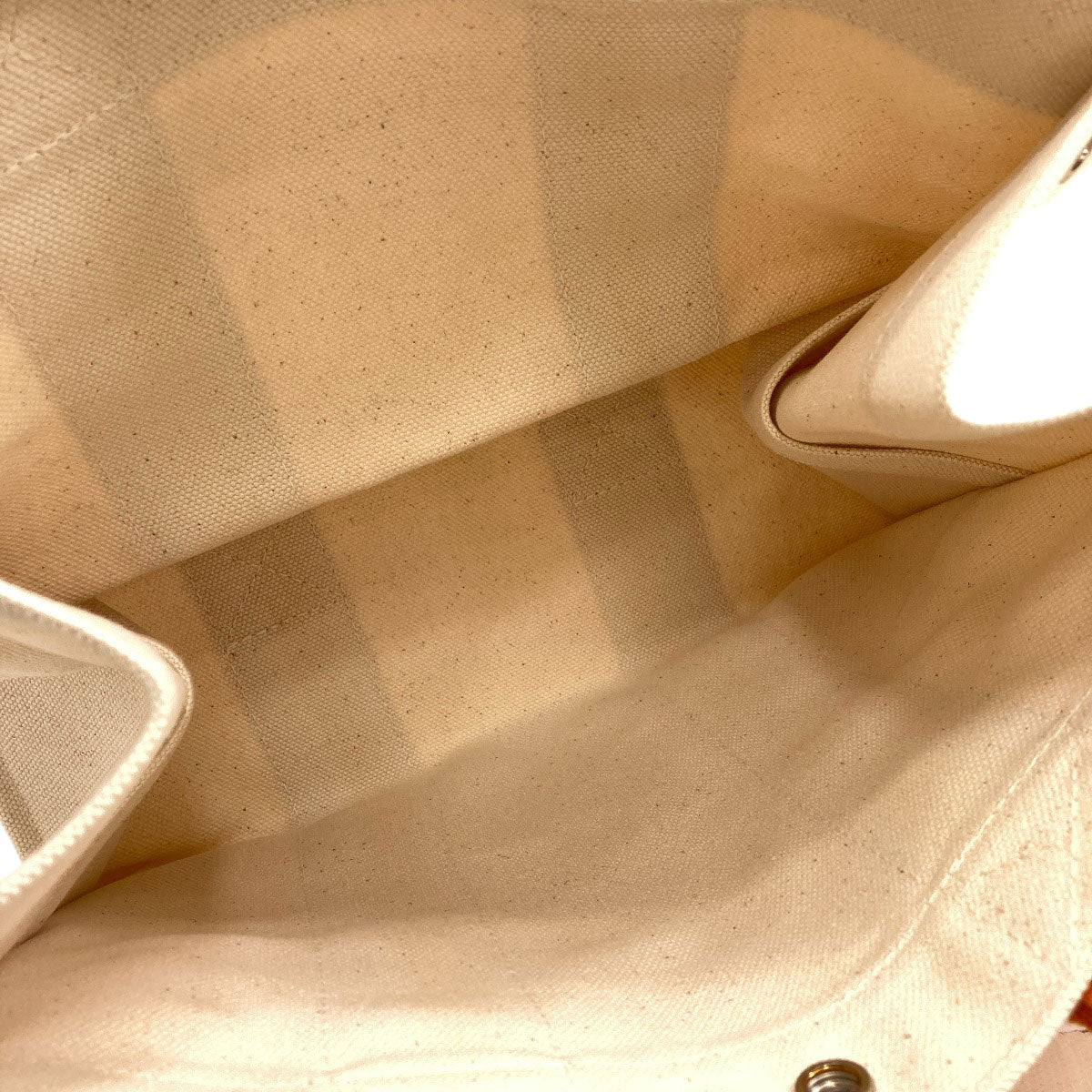 HERMES Bora Bora PM SilverHardware Handbag Canvas Ladies [Used]