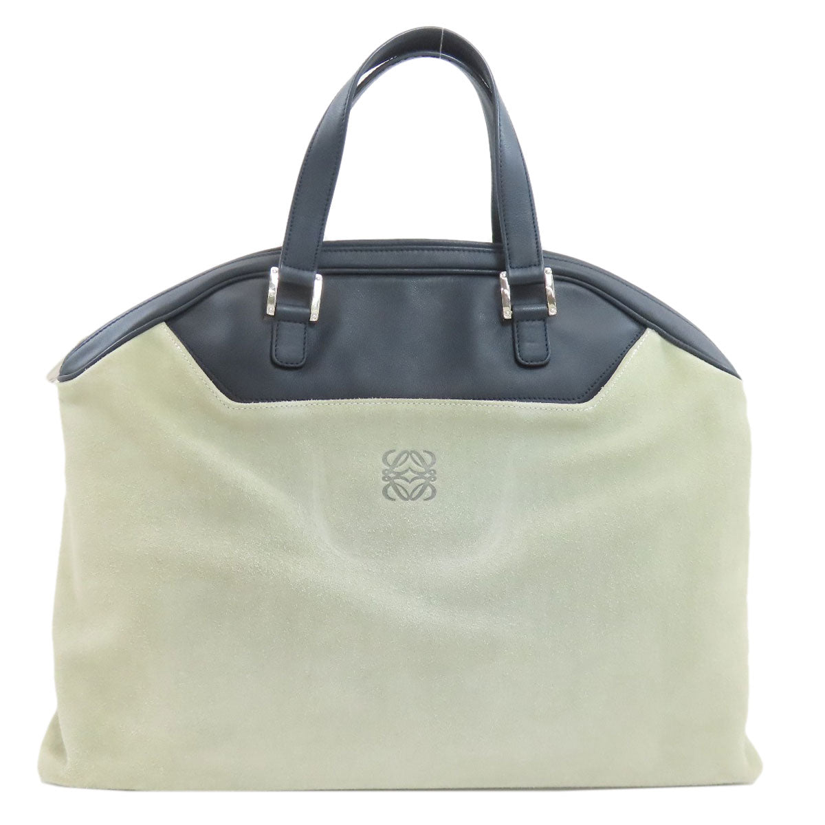 LOEWE anagram Tote Bag Suede LeatherLadies [Used]