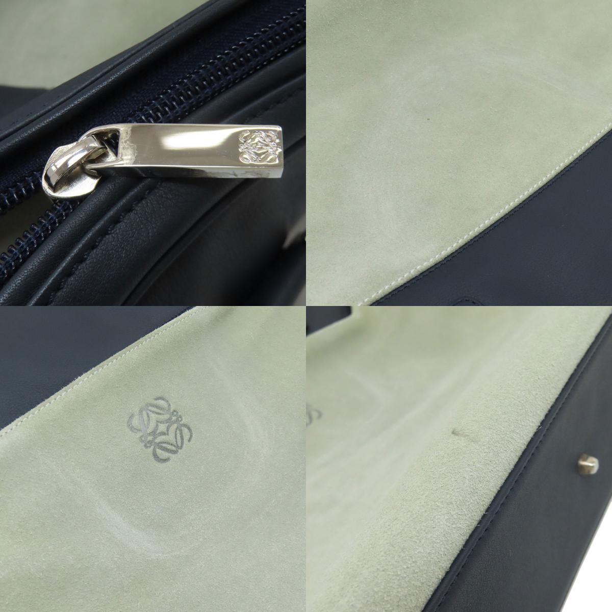 LOEWE anagram Tote Bag Suede LeatherLadies [Used]