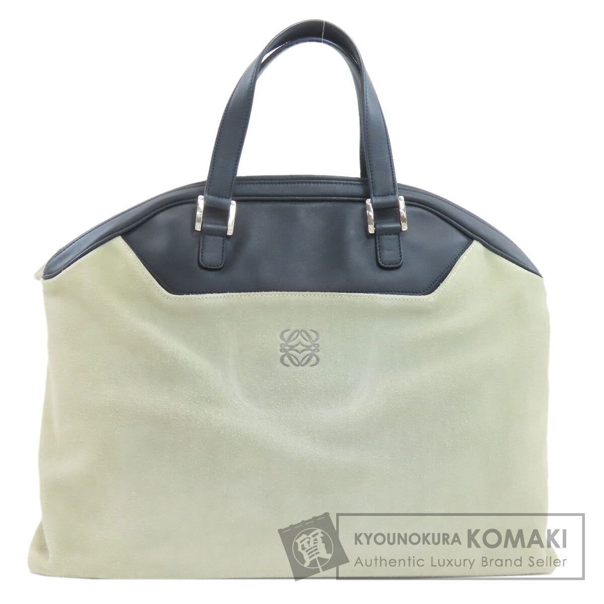 LOEWE anagram Tote Bag Suede LeatherLadies [Used]