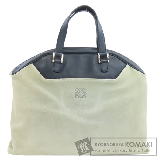 LOEWE anagram Tote Bag Suede LeatherLadies [Used]