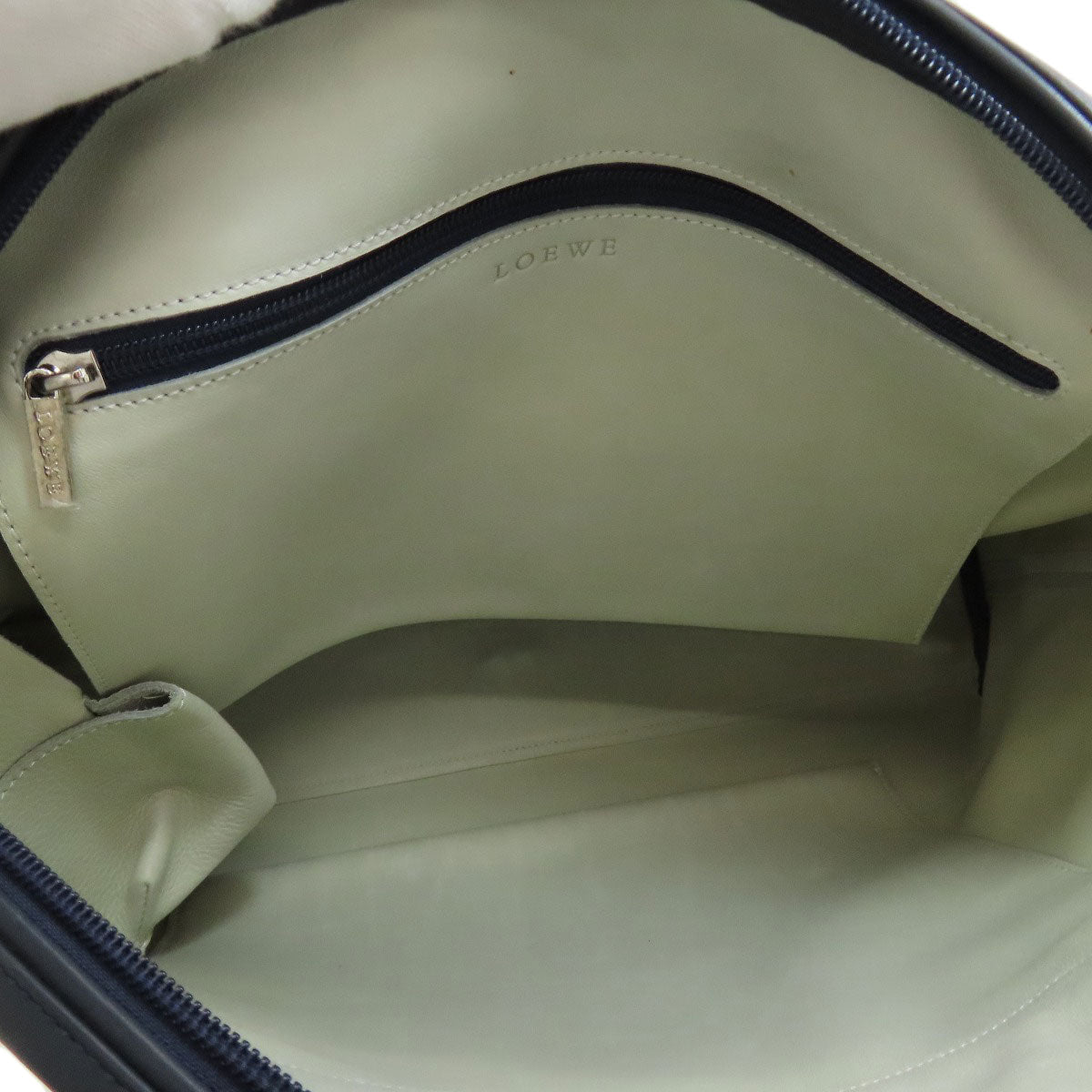 LOEWE anagram Tote Bag Suede LeatherLadies [Used]