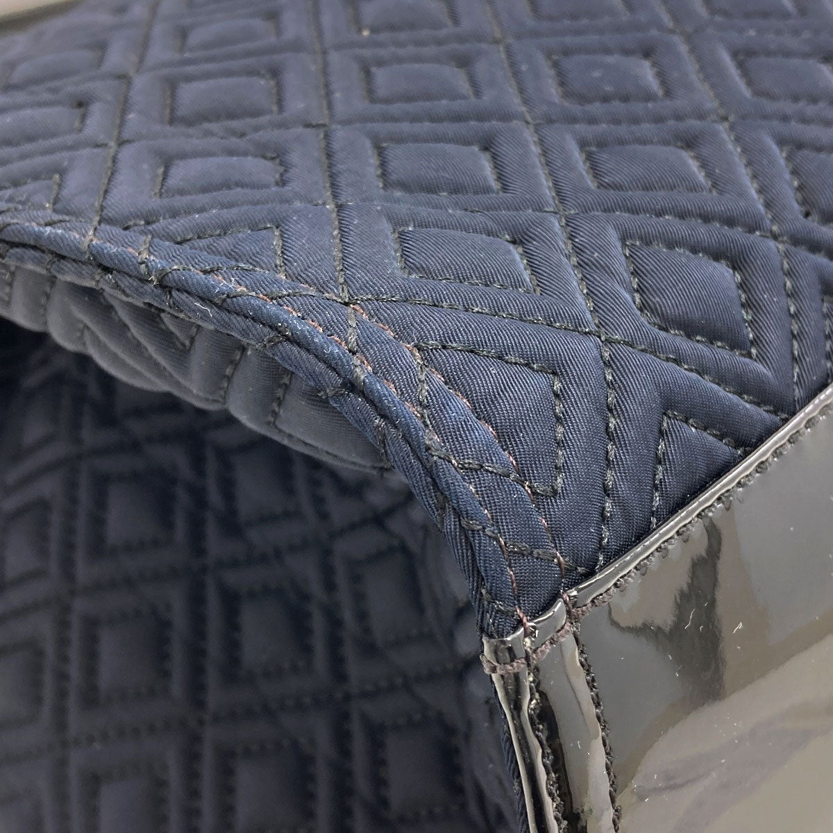 Tory Burch Ella Quilting Handbag Nylon Ladies [Used]