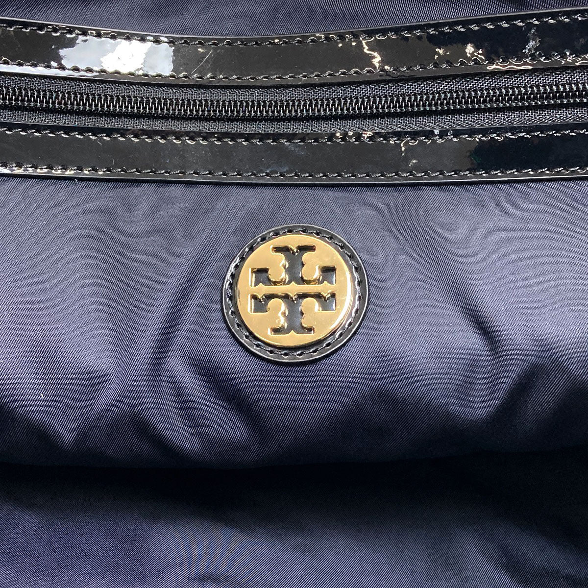Tory Burch Ella Quilting Handbag Nylon Ladies [Used]