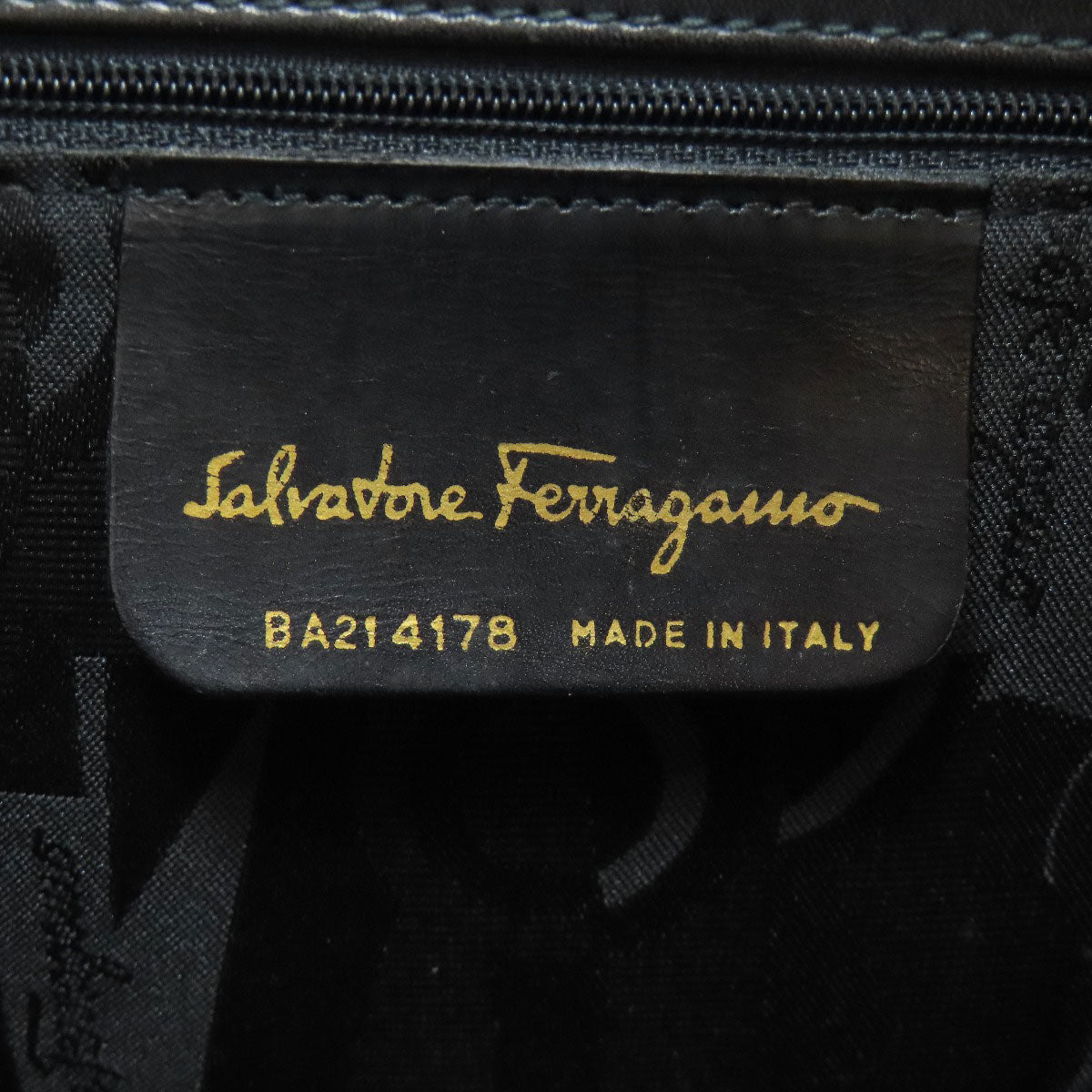 Salvatore Ferragamo Vala Ribbon 2WAY Handbag Leather Ladies [Used]