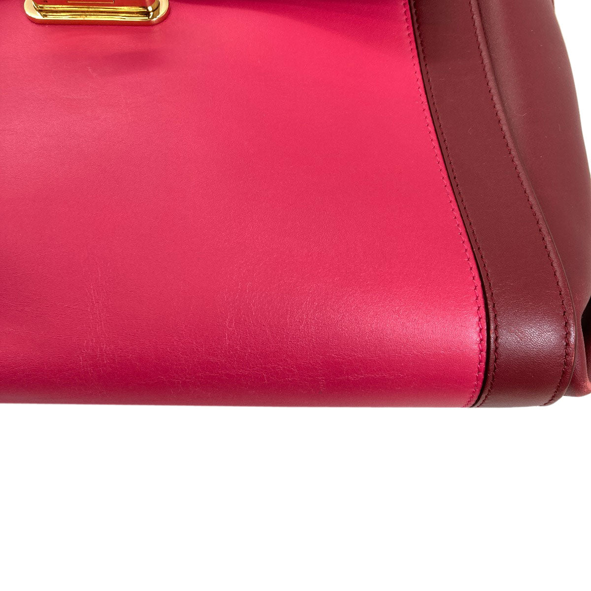 Salvatore Ferragamo Sophia Gancini Hardware Handbag Leather Ladies [Used]