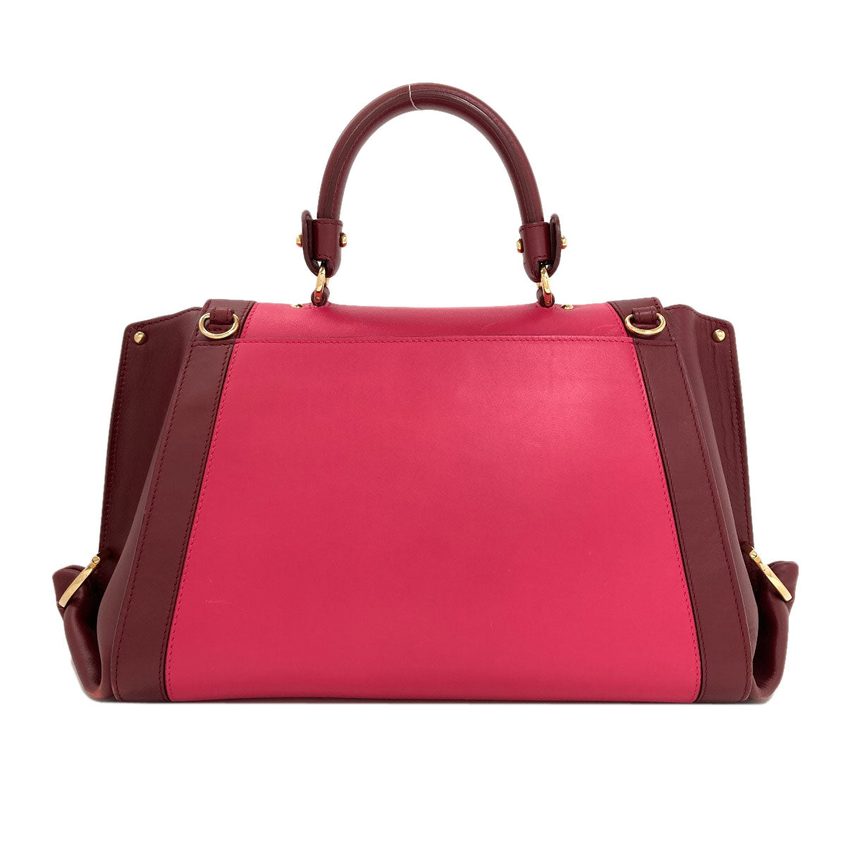 Salvatore Ferragamo Sophia Gancini Hardware Handbag Leather Ladies [Used]