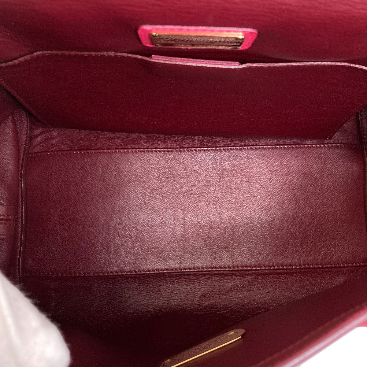 Salvatore Ferragamo Sophia Gancini Hardware Handbag Leather Ladies [Used]