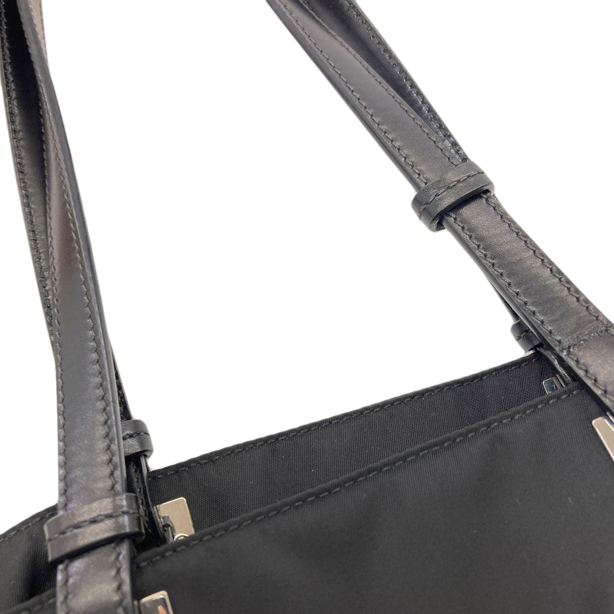 PRADA Logo Hardware Tote Bag Nylon Ladies [Used]