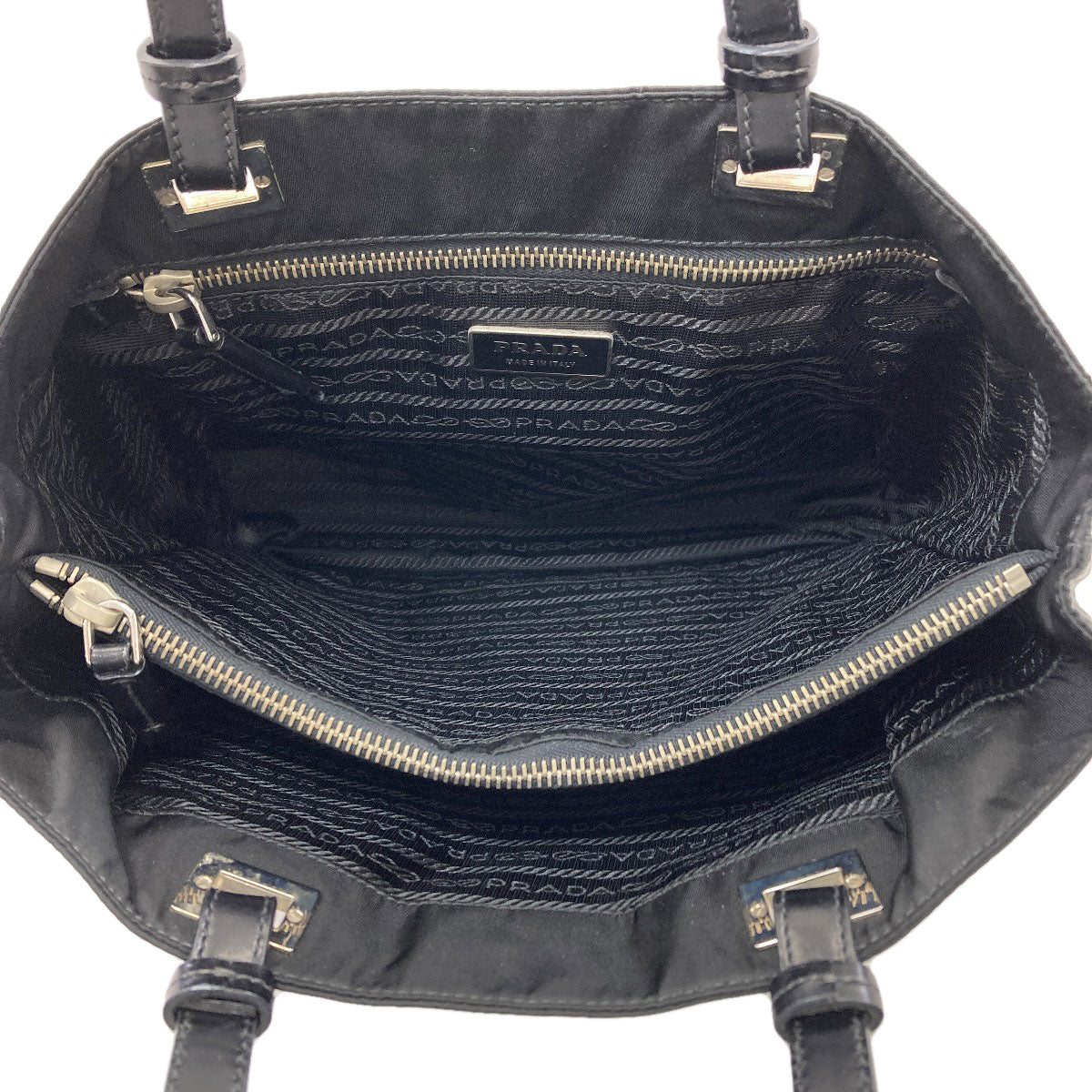 PRADA Logo Hardware Tote Bag Nylon Ladies [Used]