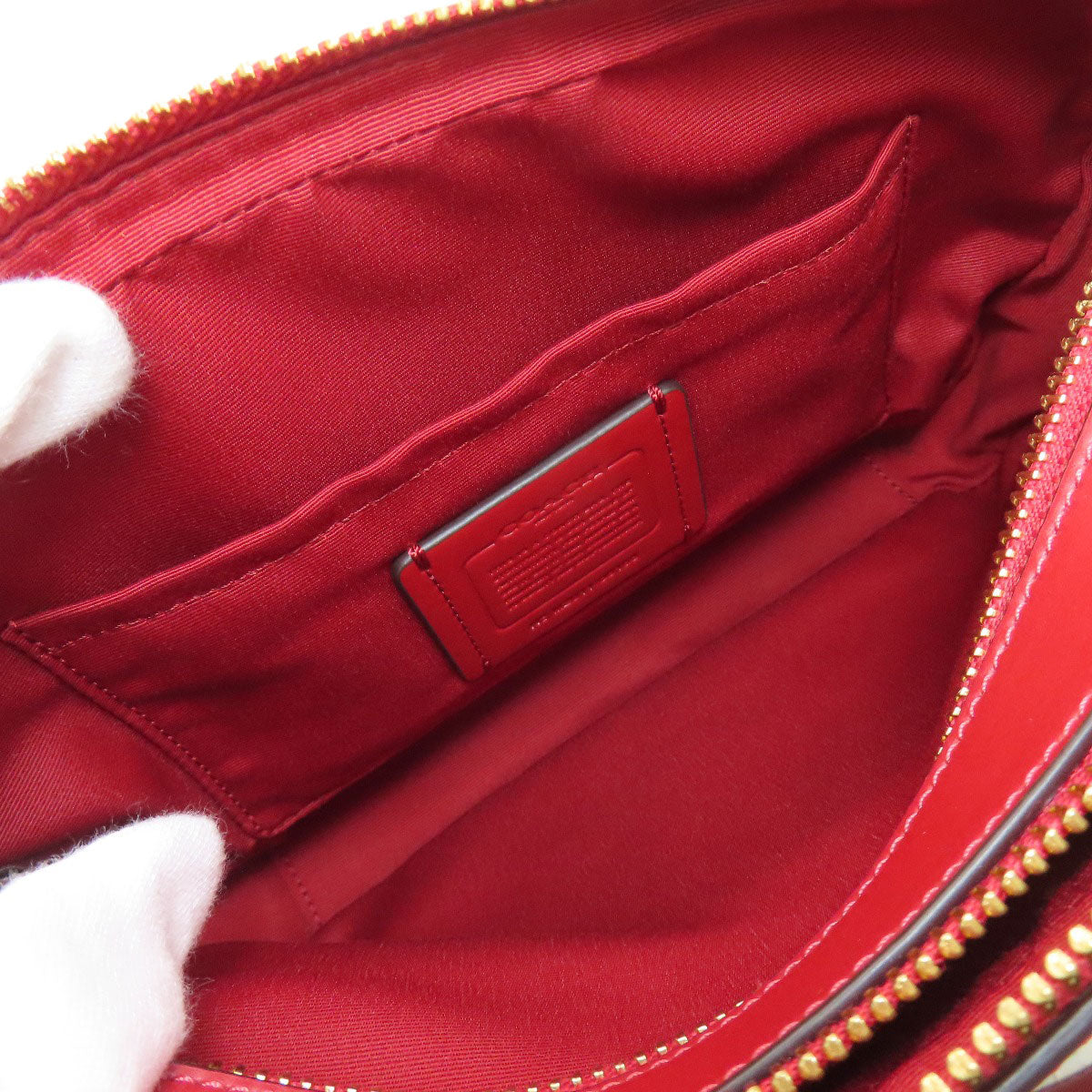 COACH 68168 Signature Shoulder Bag PVC Ladies [Used]