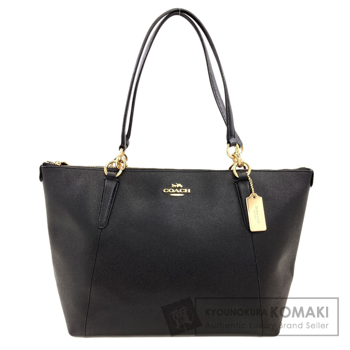 COACH F57526 logo Tote Bag Leather Ladies [Used]