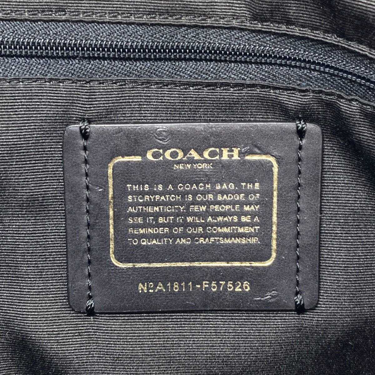 COACH F57526 logo Tote Bag Leather Ladies [Used]
