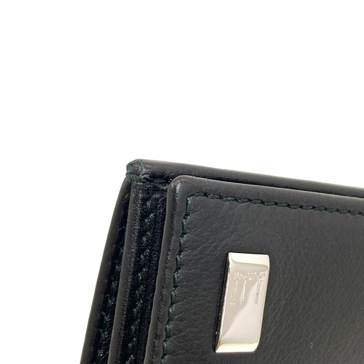 Dunhill sidecar Long wallet (with coin pocket) Leather mens [Used]