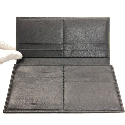 Dunhill sidecar Long wallet (with coin pocket) Leather mens [Used]