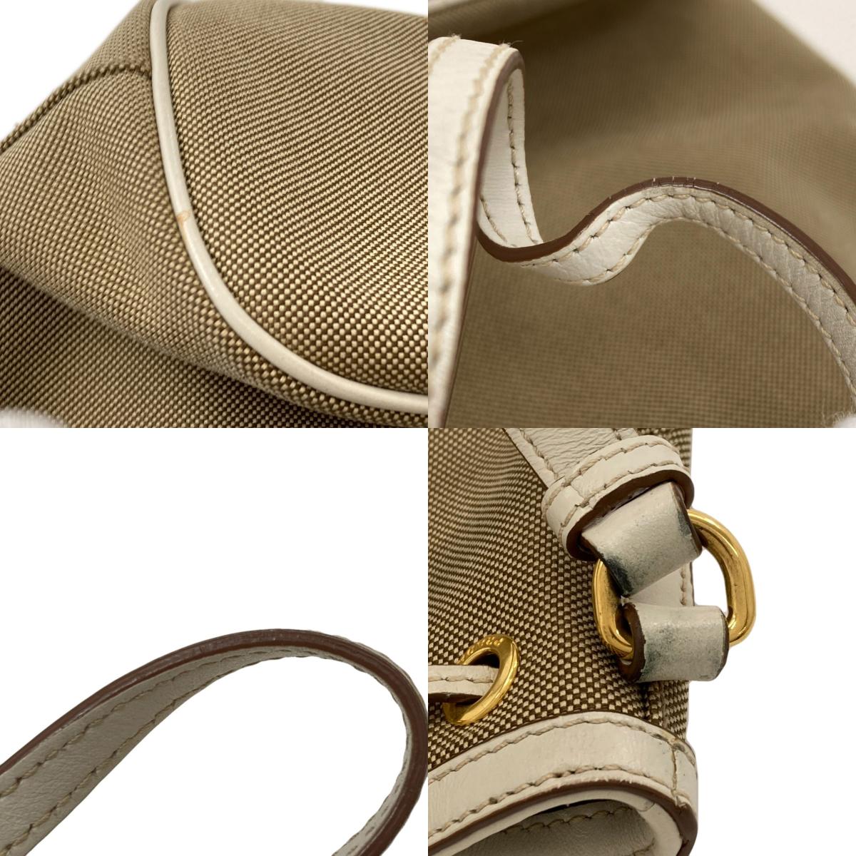 PRADA Fiocco Drawstring Bag 2WAY Handbag Canvas Ladies [Used]