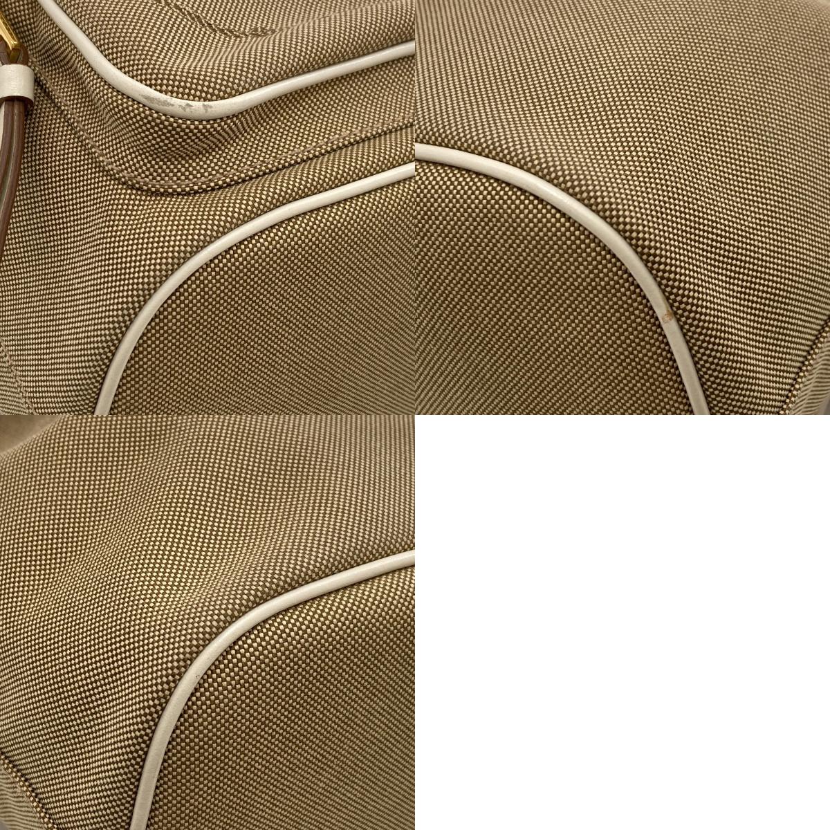 PRADA Fiocco Drawstring Bag 2WAY Handbag Canvas Ladies [Used]