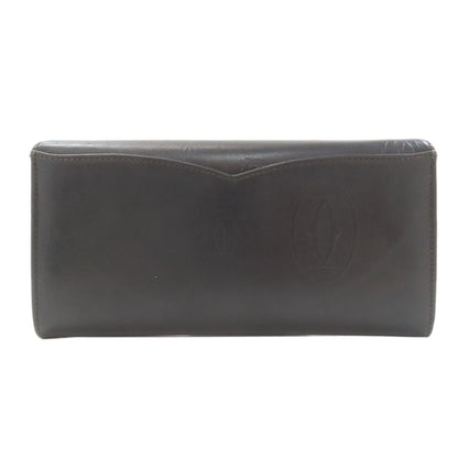 CARTIER happy Birthday Long wallet (with coin pocket) Leather Ladies [Used]