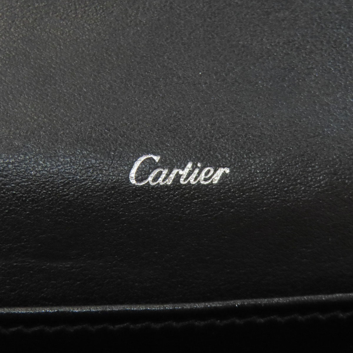 CARTIER happy Birthday Long wallet (with coin pocket) Leather Ladies [Used]