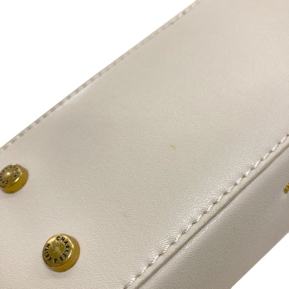CHARLES＆KEITH Enola Textured Double Handle Structured Bag Handbag Leather Ladies [Used]
