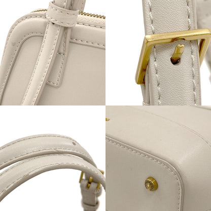 CHARLES＆KEITH Enola Textured Double Handle Structured Bag Handbag Leather Ladies [Used]