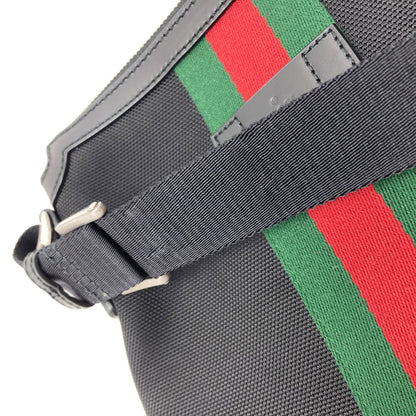 GUCCI 631195 Outlet sherry line Shoulder Bag Nylon canvas Ladies [Used]