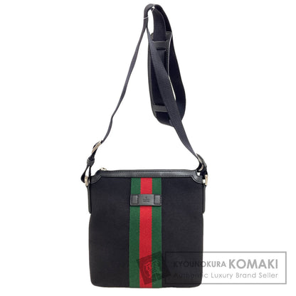 GUCCI 631195 Outlet sherry line Shoulder Bag Nylon canvas Ladies [Used]