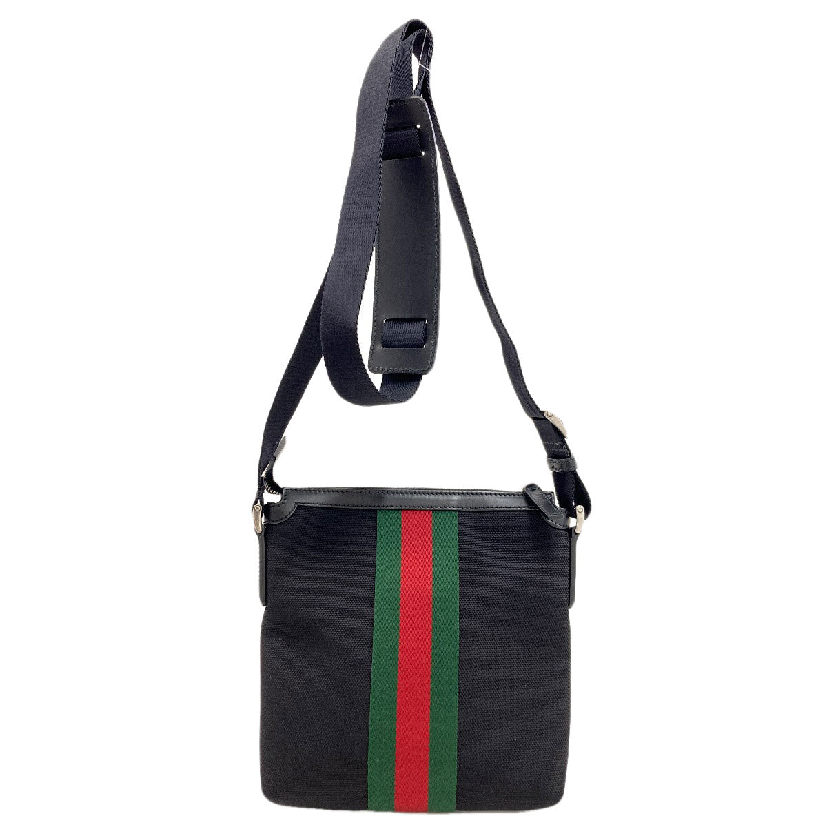 GUCCI 631195 Outlet sherry line Shoulder Bag Nylon canvas Ladies [Used]