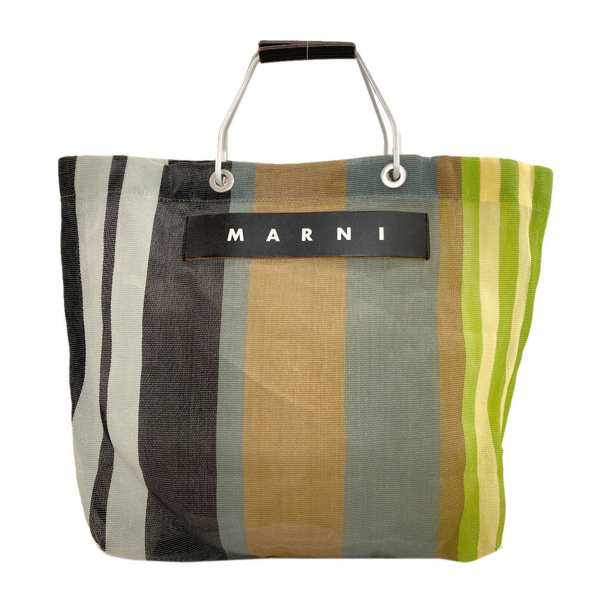 MARNI Flower Cafe Mesh Bag Handbag PVC Ladies [Used]