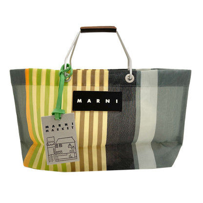MARNI Flower Cafe Mesh Bag Handbag PVC Ladies [Used]