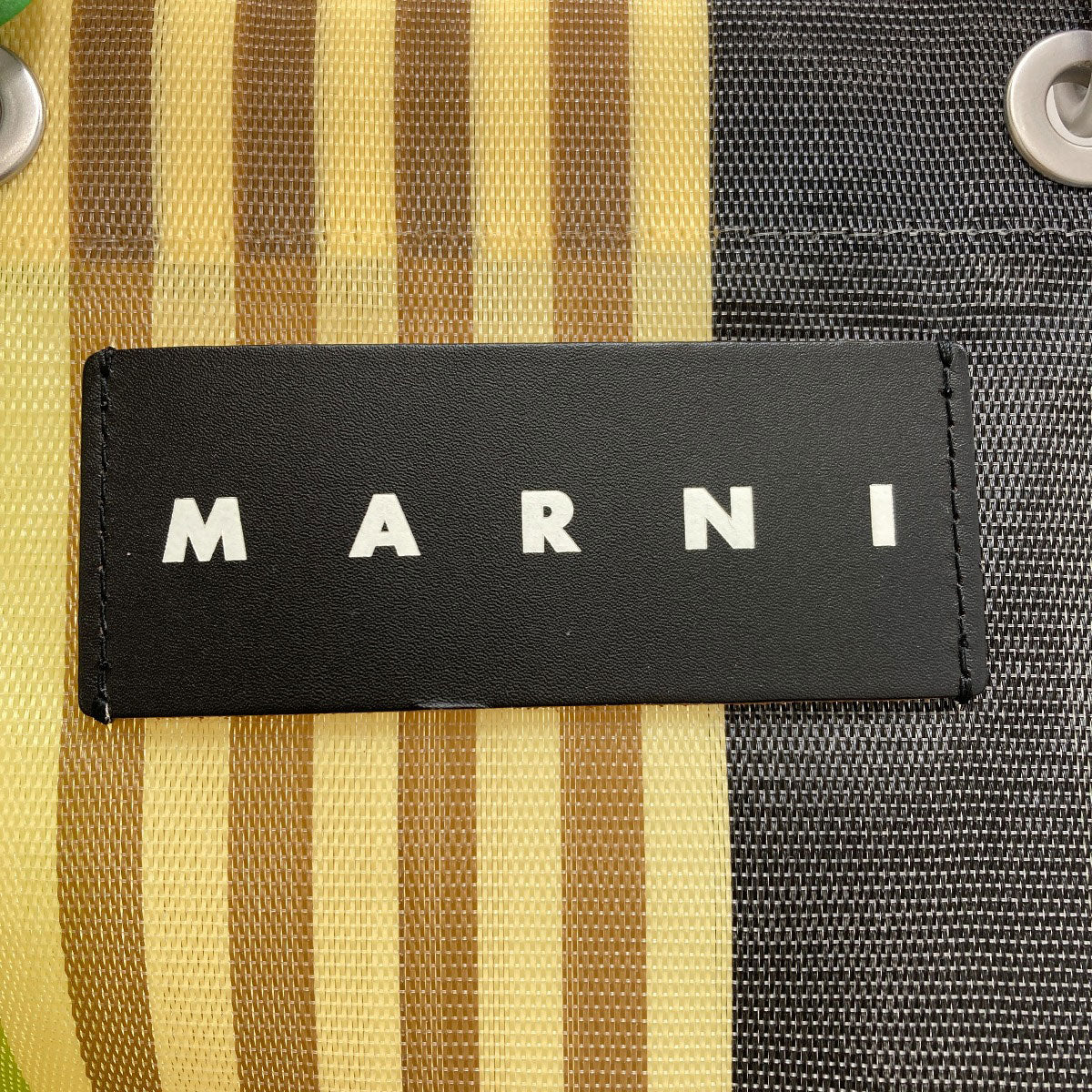 MARNI Flower Cafe Mesh Bag Handbag PVC Ladies [Used]