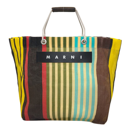 MARNI Flower Cafe Mesh Bag Handbag PVC Ladies [Used]