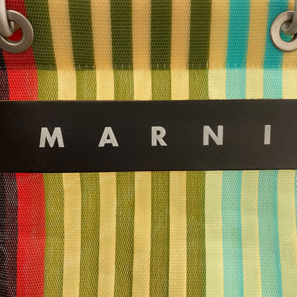 MARNI Flower Cafe Mesh Bag Handbag PVC Ladies [Used]