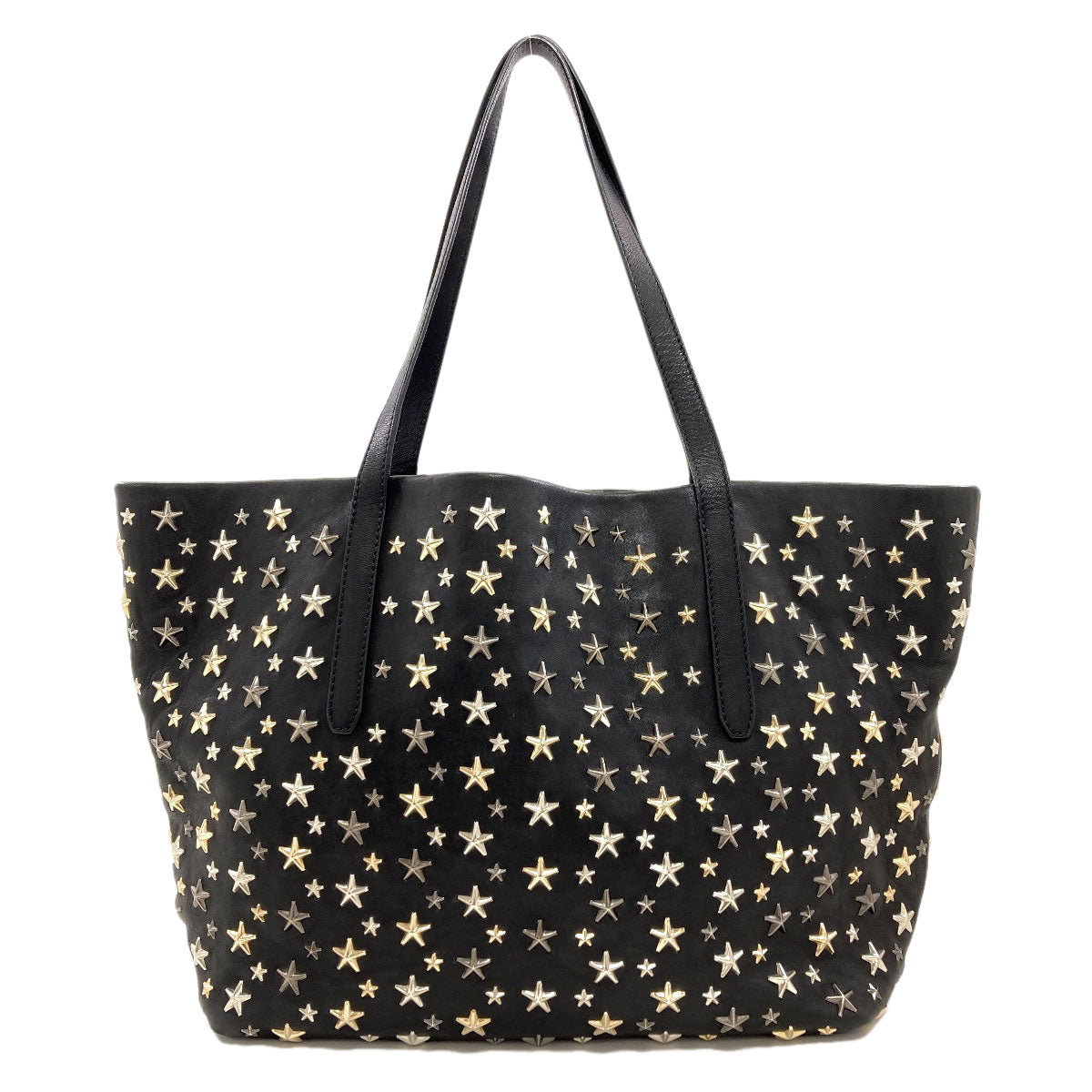 Jimmy Choo sophia star motif Tote Bag Leather Ladies [Used]