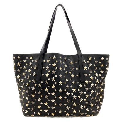 Jimmy Choo sophia star motif Tote Bag Leather Ladies [Used]