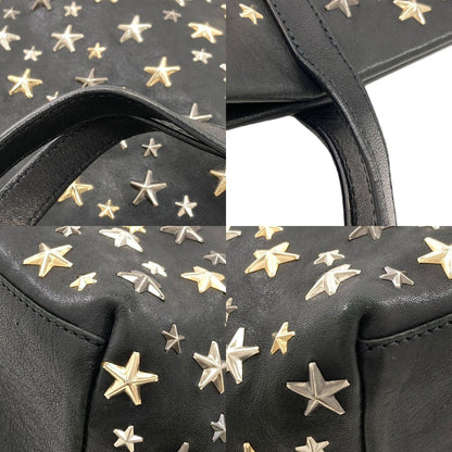 Jimmy Choo sophia star motif Tote Bag Leather Ladies [Used]