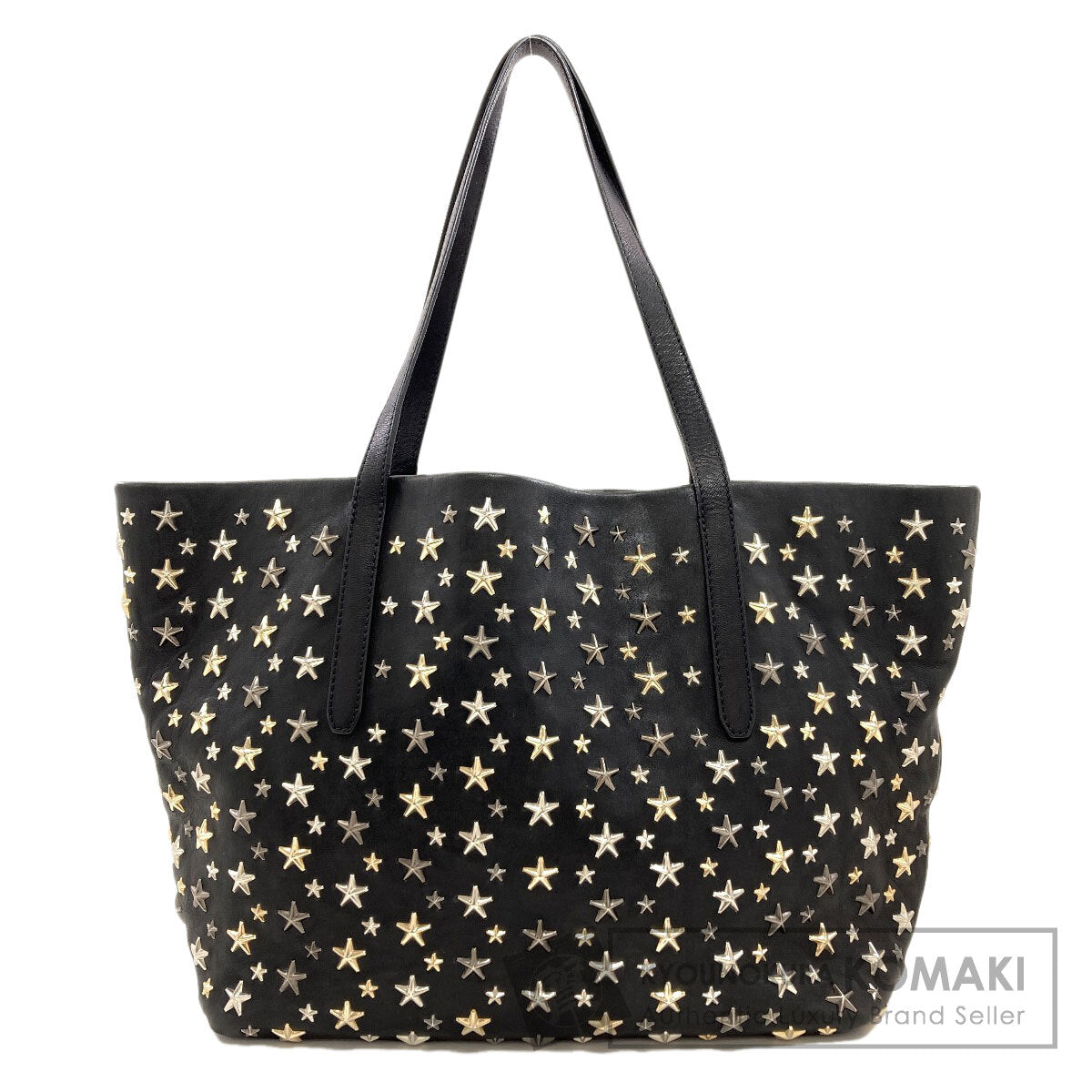Jimmy Choo sophia star motif Tote Bag Leather Ladies [Used]