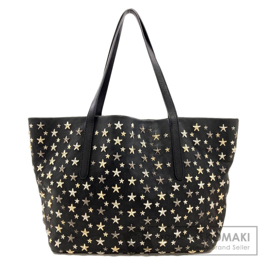 Jimmy Choo sophia star motif Tote Bag Leather Ladies [Used]