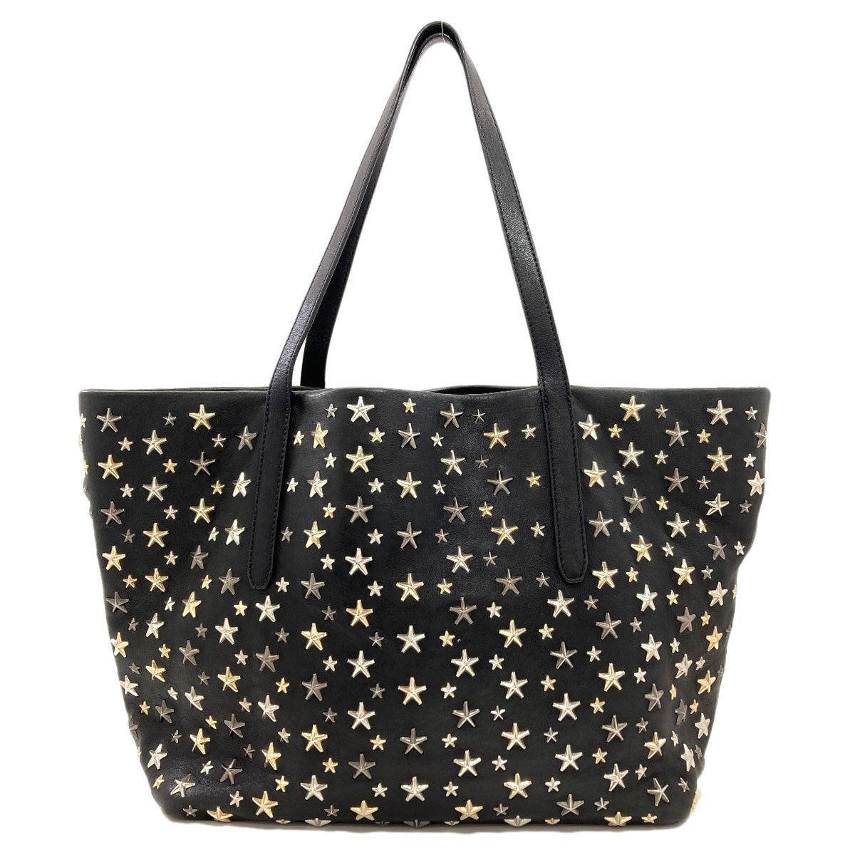 Jimmy Choo sophia star motif Tote Bag Leather Ladies [Used]