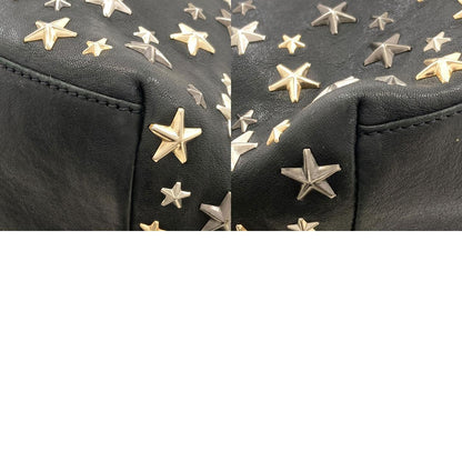 Jimmy Choo sophia star motif Tote Bag Leather Ladies [Used]