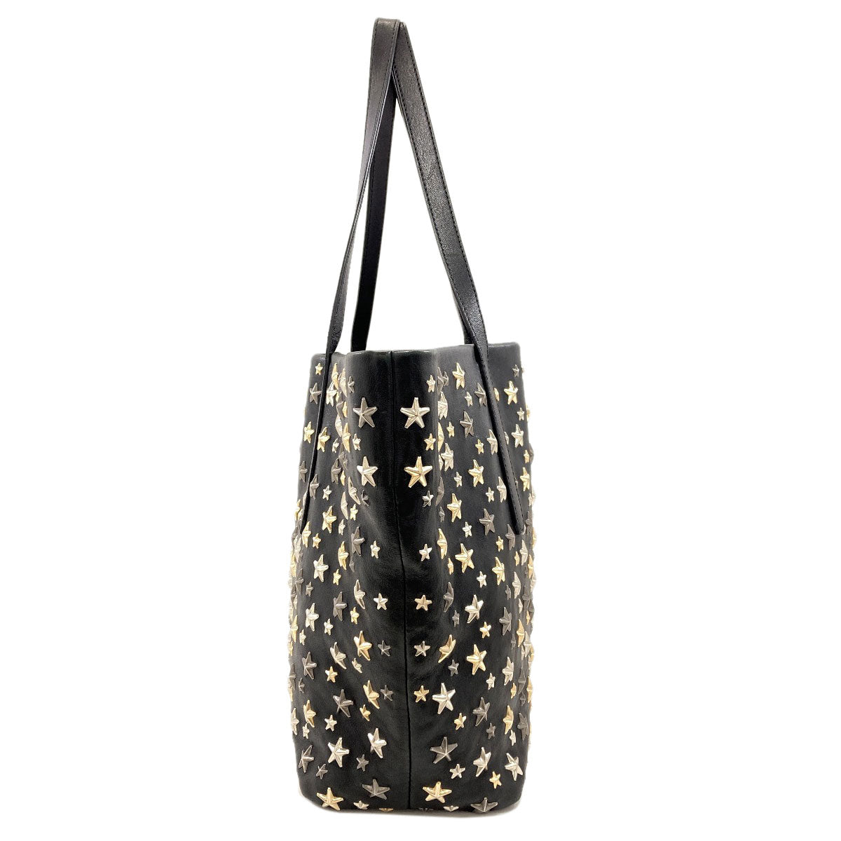 Jimmy Choo sophia star motif Tote Bag Leather Ladies [Used]