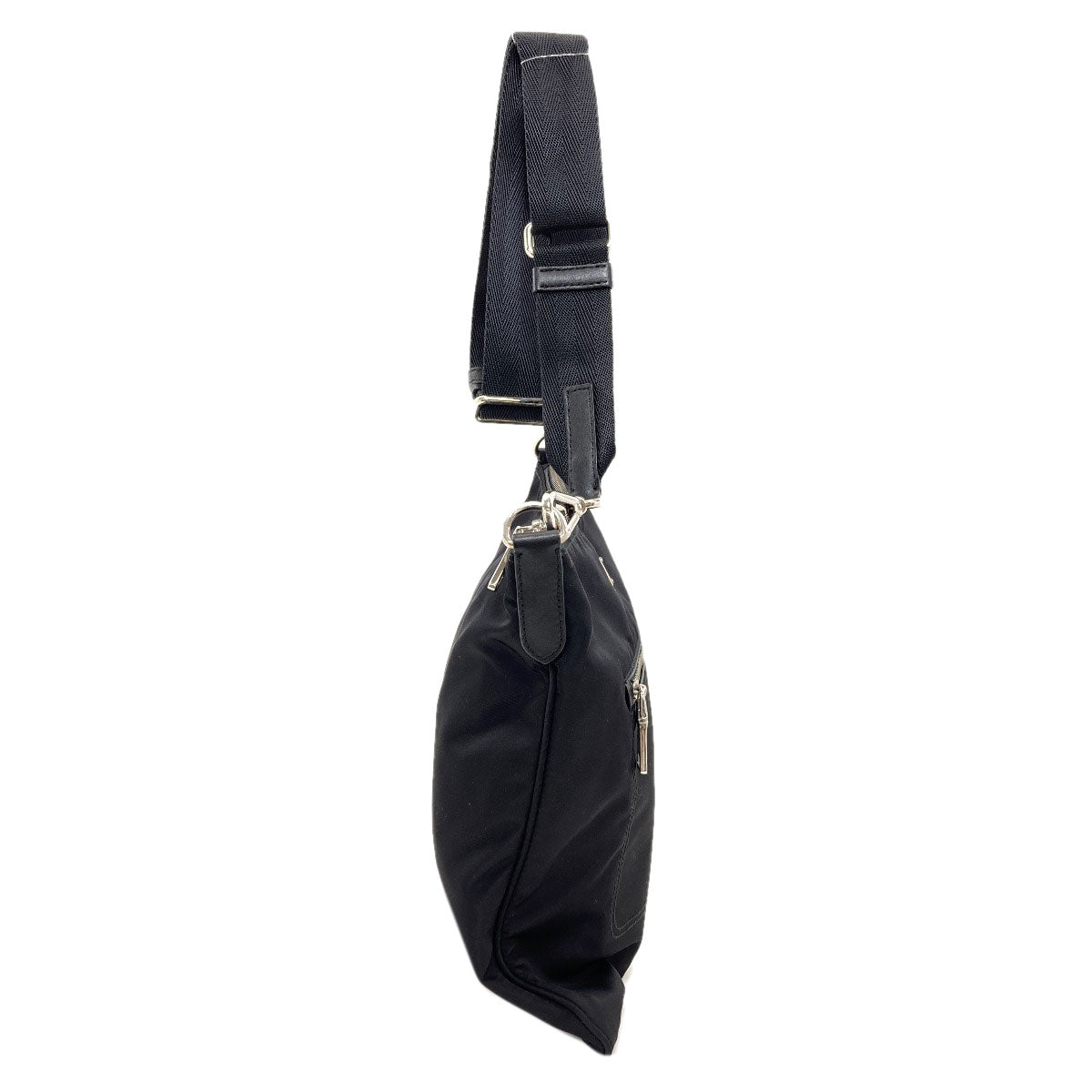 PRADA BT0715 Long Shoulder Logo Hardware Shoulder Bag Nylon Ladies [Used]