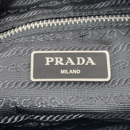 PRADA BT0715 Long Shoulder Logo Hardware Shoulder Bag Nylon Ladies [Used]